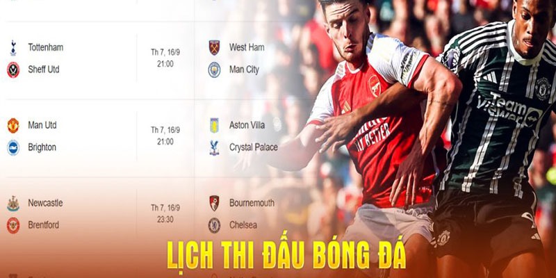 Lịch trực tiếp Ngoại hạng Anh với nhiều cuộc đụng độ đáng chú ý
