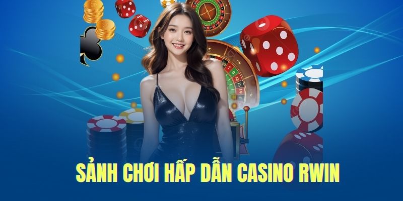 Sảnh chơi casino nổi bật tại nhà cái RWIN 